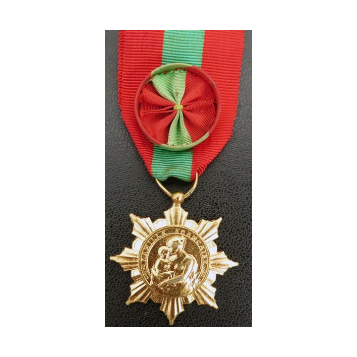 médaille de la famille française la Patrie reconnaissante grade argent