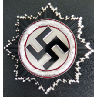 belle copie de la German Cross Croix Allemande de la 2° GM argentée