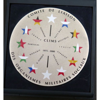 Plaque du comité de liaison des organismes militaires sociaux