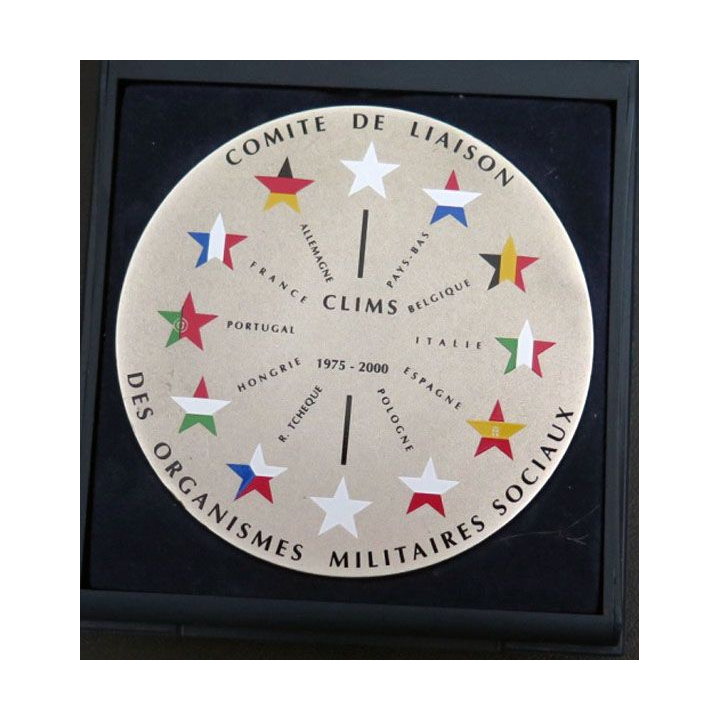 Plaque du comité de liaison des organismes militaires sociaux