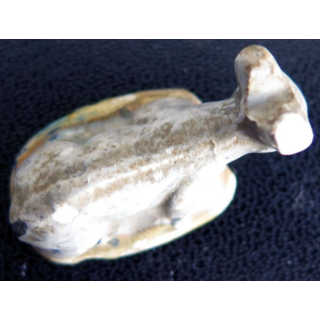 Fève de collection crèche : âne avec bout oreille cassée