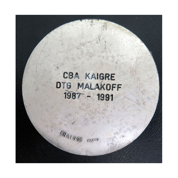  direction travaux génie de Malakoff attribuée au CBA KAIGRE 1987-1991