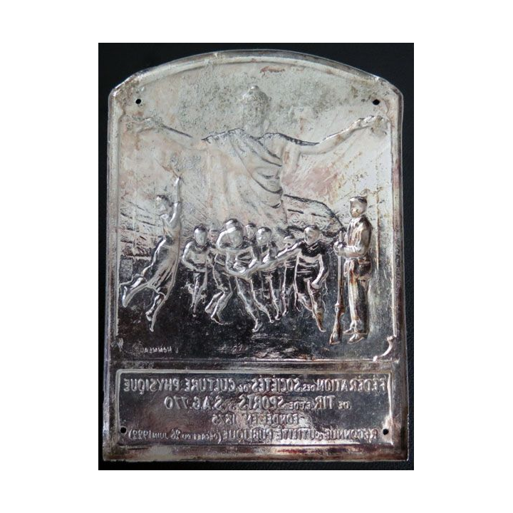 Plaque Fédération des sociétés de culture physique de tir et de sports