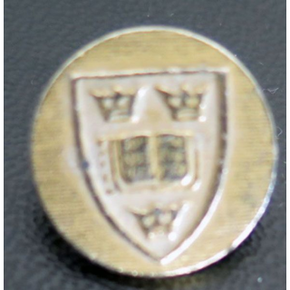 Bouton avec 3 couronnes et un livre saint diamètre 1,5 cm