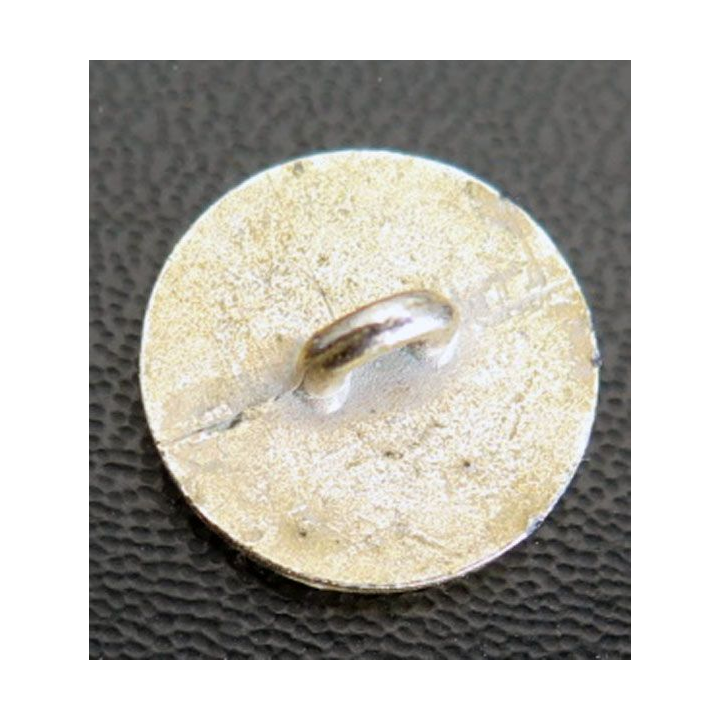 Bouton avec 3 couronnes et un livre saint diamètre 1,5 cm
