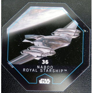 Carte star wars n° 36 Naboo Royal starship
