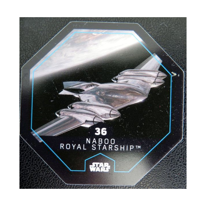 Carte star wars n° 36 Naboo Royal starship