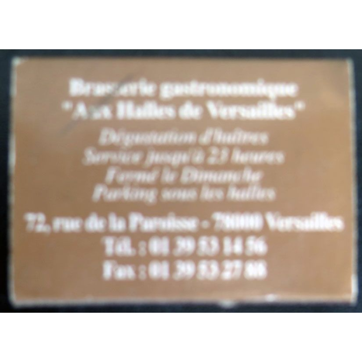 BOITE D'ALLUMETTES : AU CHIEN QUI FUME