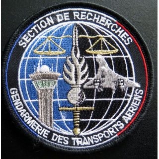 insigne section de recherches de la gendarmerie des transports aériens