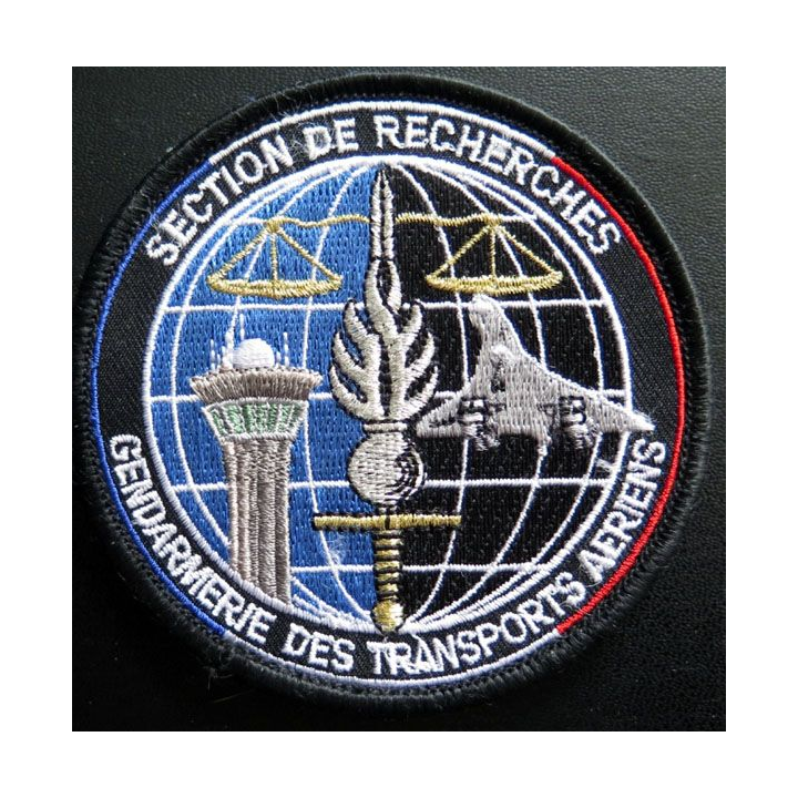insigne section de recherches de la gendarmerie des transports aériens