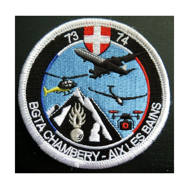 GENDARMERIE : insigne tissé de la BGTA Chambery Aix Les Bains