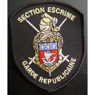 insigne de la section escrime de la Garde républicaine