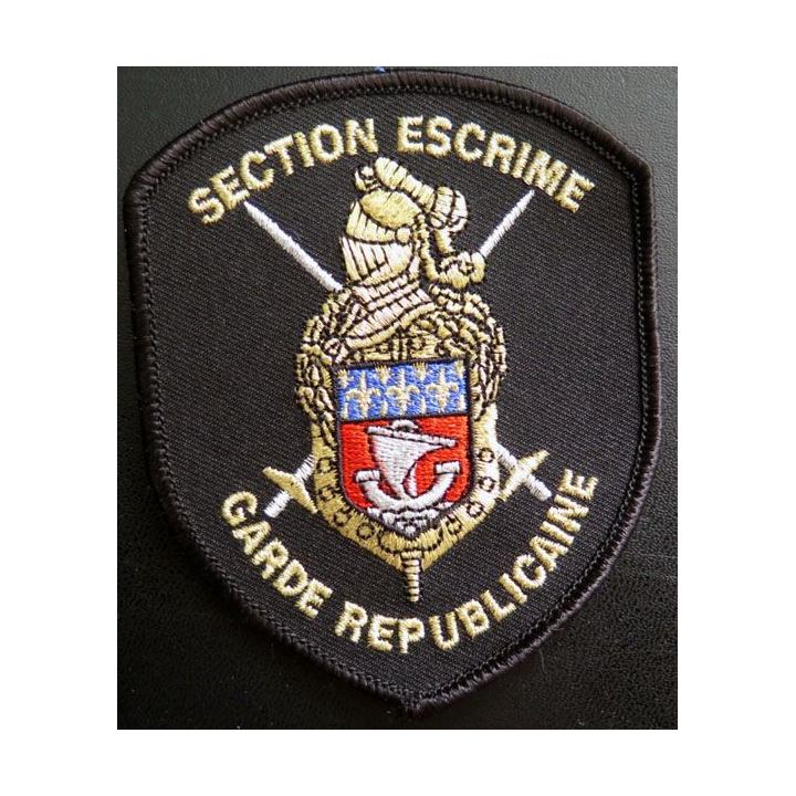 insigne de la section escrime de la Garde républicaine