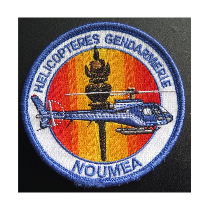 GENDARMERIE insigne tissé des hélicoptères de la gendarmerie Nouméa