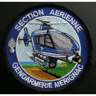 insigne tissé de la section aérienne de la gendarmerie de Mérignac