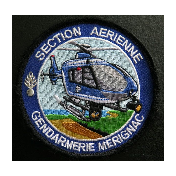 insigne tissé de la section aérienne de la gendarmerie de Mérignac