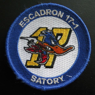 GENDARMERIE : insigne tissé de l'escadron 17-1 Satory