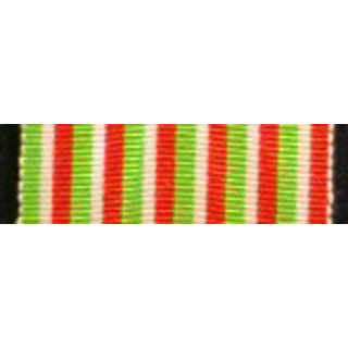 ITALIE : RUBAN DE LA MÉDAILLE COMMÉMORATIVE GUERRE 1914-1918