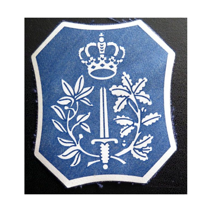 insigne tissé du servicve des narcotic dog handler belges