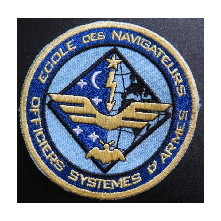 Insigne tissu de l'école des navigateurs officiers systèmes d'armes