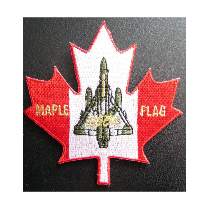 Insigne tissu du mirage 2000 D mapple falg 2004 Canada