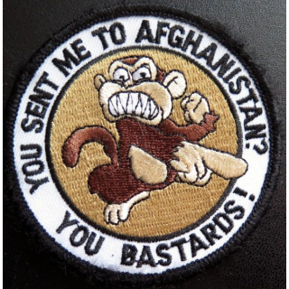 Insigne tissu you sent me to Afghanistan ? You Bastards