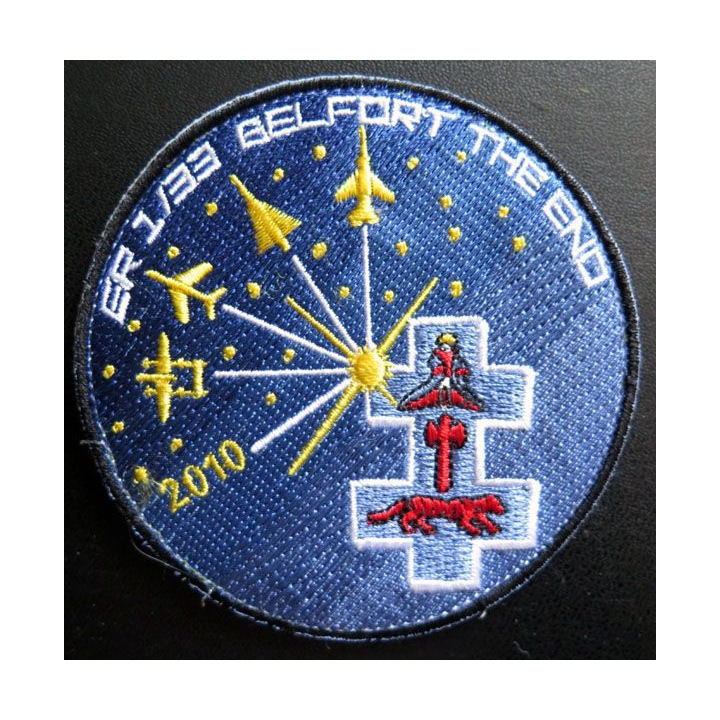 Insigne tissu de l'escadron de reconnaissance 1/33 Belfort The end 2010