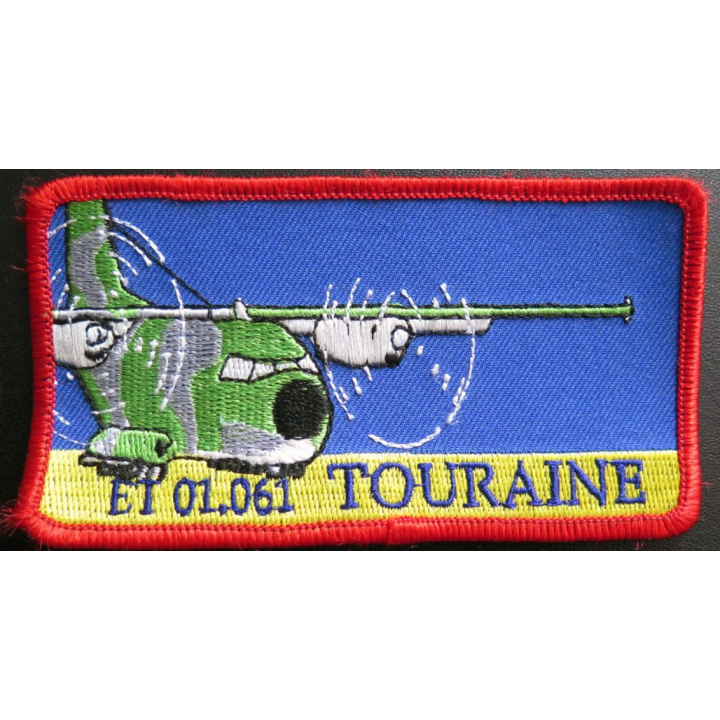 Insigne patch écusson tissu escadron de transport ET 01.061Touraine