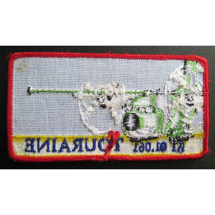 Insigne patch écusson tissu escadron de transport ET 01.061Touraine