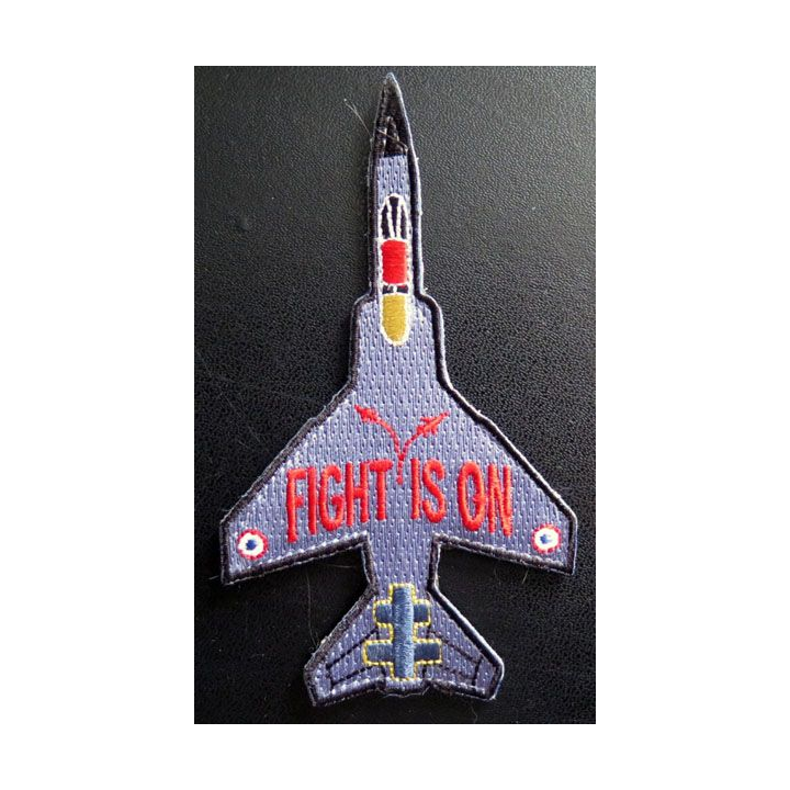Insigne patch écusson tissu Fight is on