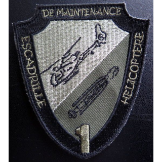 Insigne patch écusson tissu de la 1° escadrille de maintenance d'hélicoptère