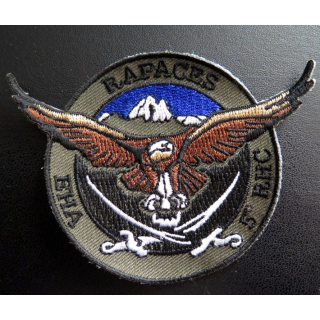 Insigne patch écusson tissu de la BHA Rapaces du 5° RHC ciel bleu nuit