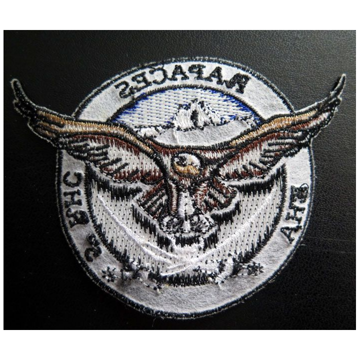 Insigne patch écusson tissu de la BHA Rapaces du 5° RHC ciel bleu nuit