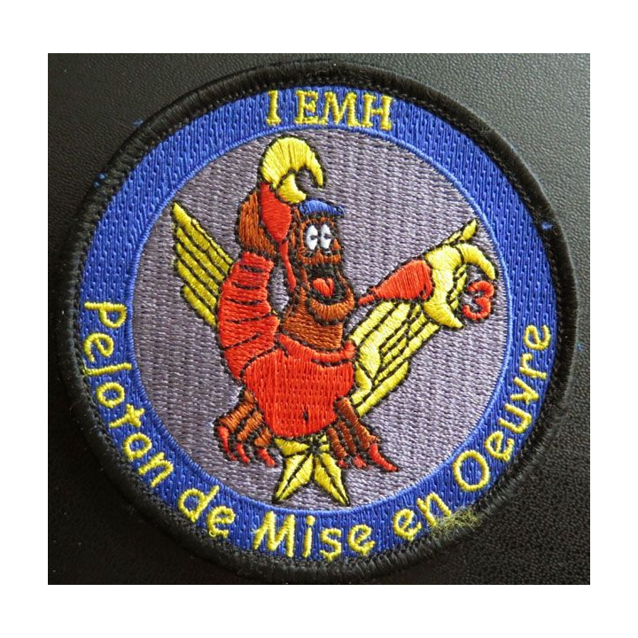 Insigne patch écusson tissu peloton de mise en oeuvre du 1° EMH ALAT