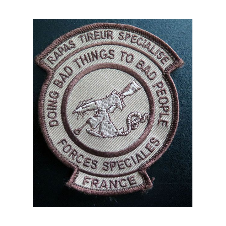 Insigne patch écusson tissu RAPAS tireur spécialisé forces spéciales
