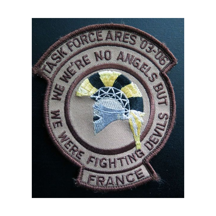 Insigne patch écusson tissu de la Task force Ares 03 - 06 Afghanistan 