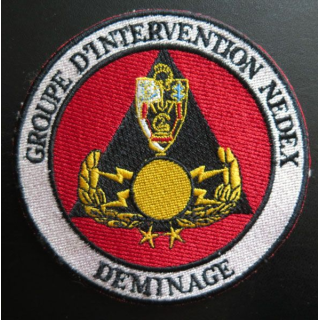 Insigne patch écusson tissu NEDEX Déminage du 2° Régiment du génie