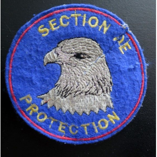 Insigne patch écusson tissu de la section de protection 50° RA OU 51° RA