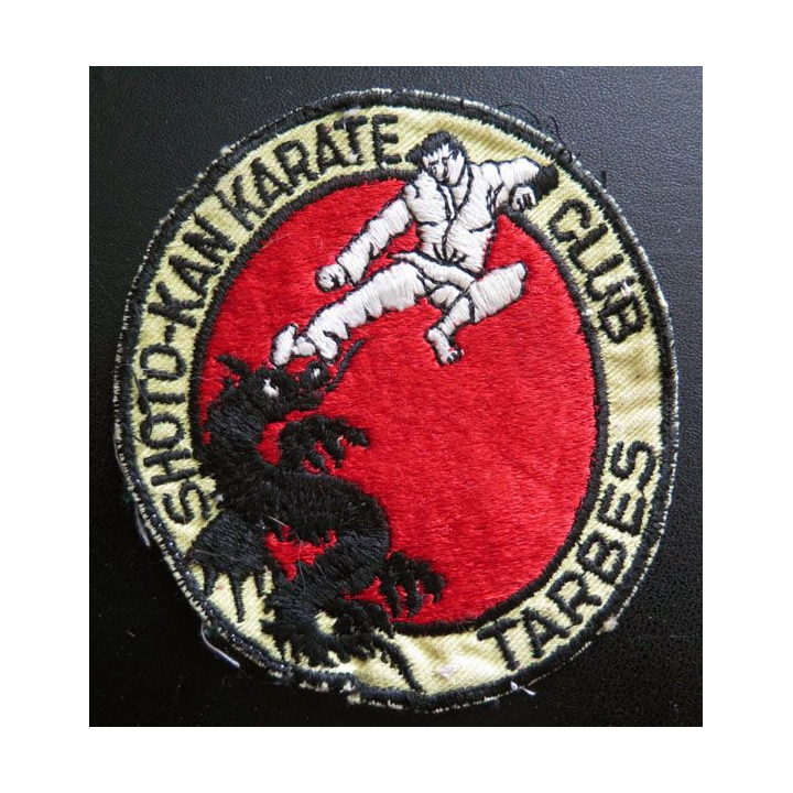 Insigne patch écusson tissu du Shoto Kan karaté club de Tarbes