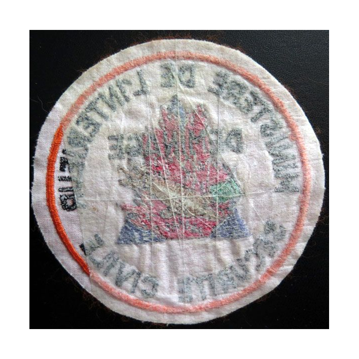 Insigne patch écusson tissu du Groupe déminage de la sécurité civile