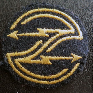 MARINE : Insigne patch écusson tissu de spécialité détecteur 