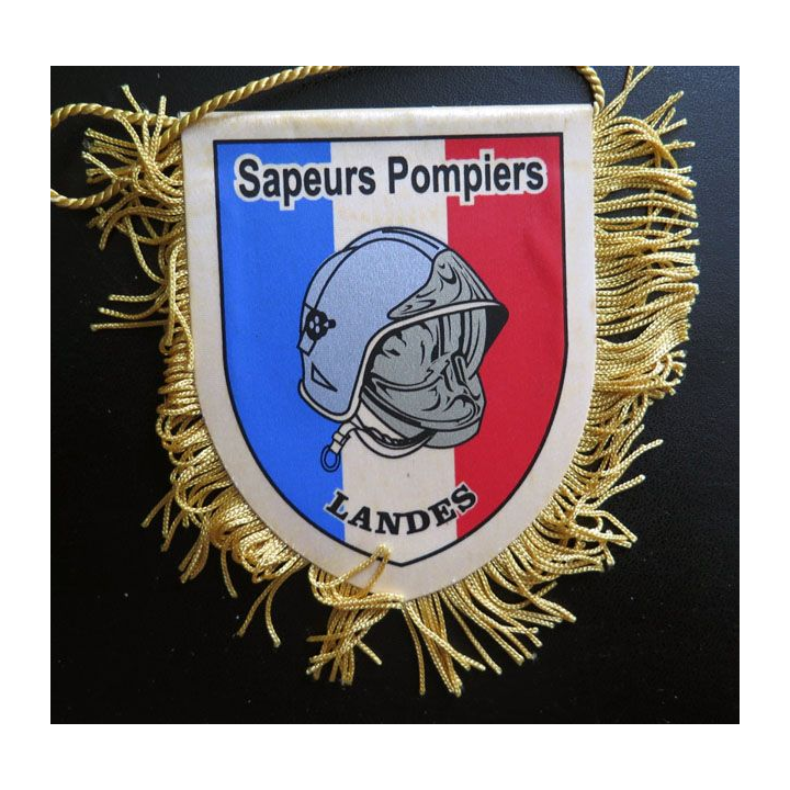 Fanion petit modèle des sapeurs pompiers de Mimizan Landes 