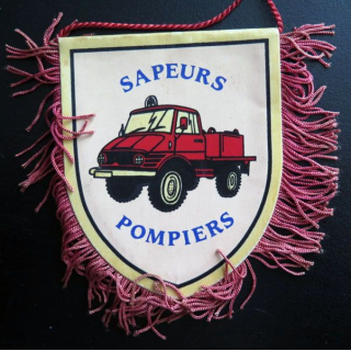 Fanion petit modèle des sapeurs pompiers