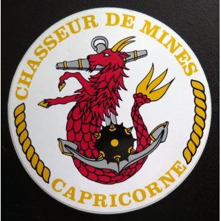 Autocollant du chasseur de mines Capricorne