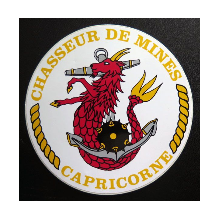 Autocollant du chasseur de mines Capricorne