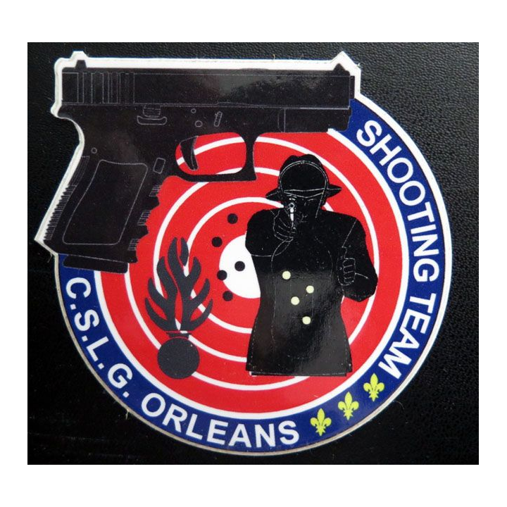 Autocollant de la Shooting Team du CSLG Orléans