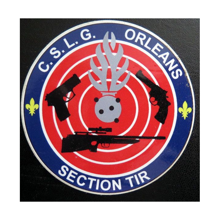 Autocollant de la Section de Tir du CSLG Orléans