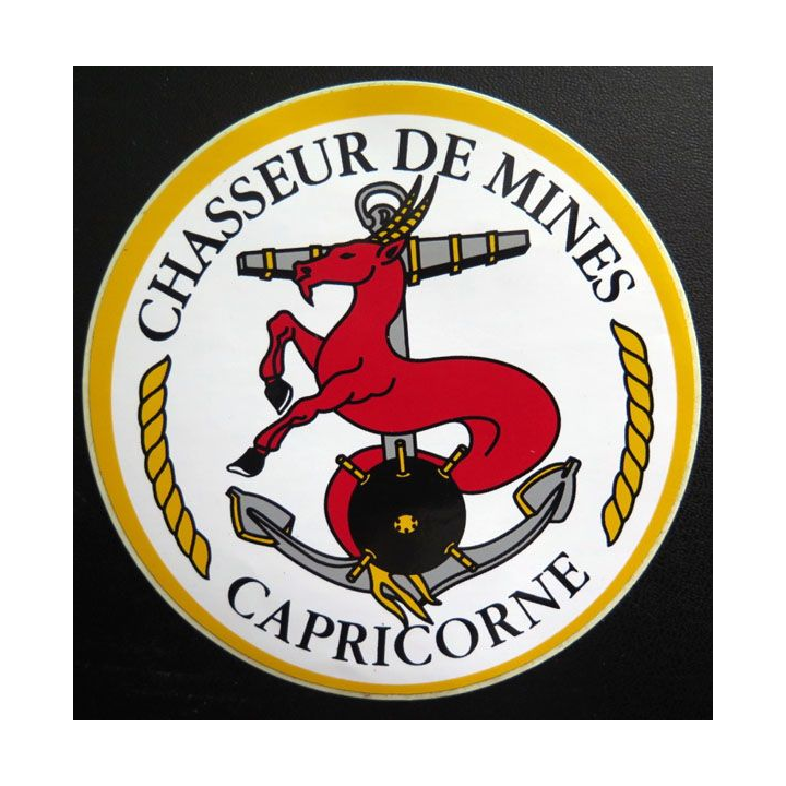 Autocollant du chasseur de mines Capricorne