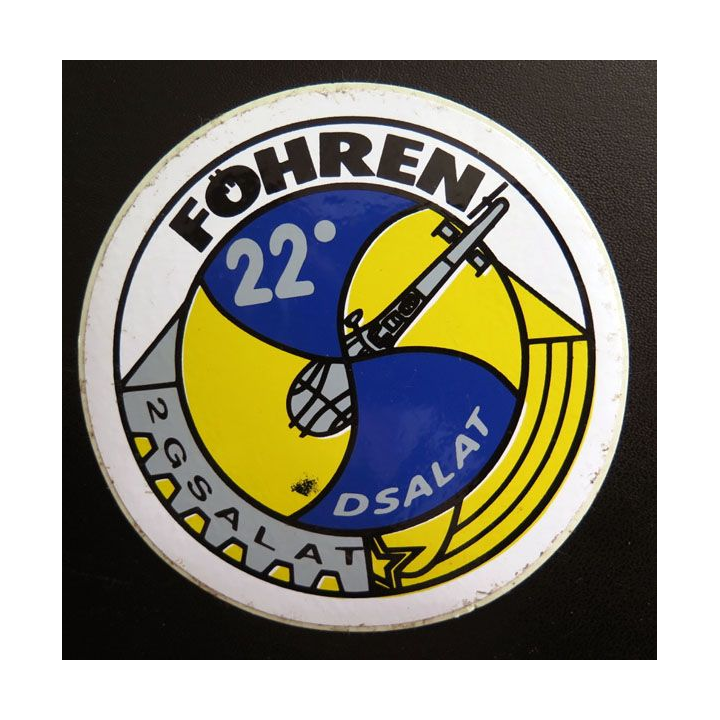 Autocollant du 22° DSALAT du 2° GSALAT FÖHREN