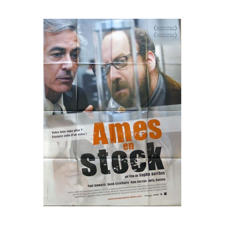 AFFICHE FILM : affiche de cinéma du film "Ames en stock" de 2010 dimension  115 x 158 cm (E011)